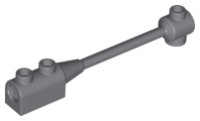 LEGO part Barre 1 x 8 avec Steen 1 x 2 Sommet Courbe Extrémité (Support d'Axe à Intérieur Petite Extrémité) 30359b