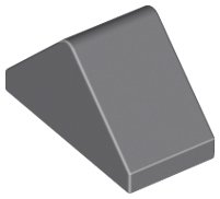 LEGO part Schräge 45 2 x 1 doble con soporte de espiga inferior (3044c)