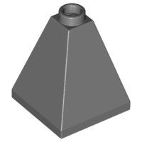LEGO part Slope 75 2 x 2 x 2 Quadruple Convex - Blocked Open Stud or Hollow Stud 3688