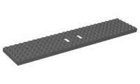 LEGO part Train Base 6 x 28 with 3 Round Holes Each End and 1 x 2 Cutouts (4093a)
