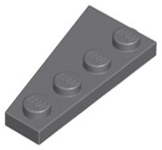 LEGO part Wedge, Plate 4 x 2 Right 41769