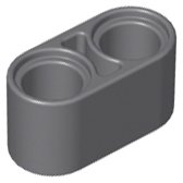 LEGO part Technic, Liftarm Thick 1 x 2 43857
