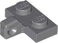 LEGO part Hinge Plate 1 x 2 Locking with 1 Finger on Side without Bottom Groove 44567b