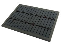 LEGO part Slope 10 6 x 8 with Roof Tiles and Reddish Brown Dirt Pattern (Sticker) - Set 60173 4515pb063