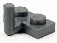 LEGO part Plate, Modified 1 x 2 with Bar Arm Up (Horizontal Arm 6mm) 4623a