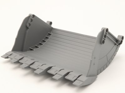 LEGO part Technic Digger Bucket 10 x 19 (46891)