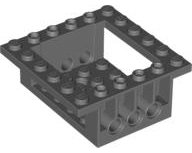 LEGO onderdeel Cockpit 6 x 6 x 2 Cabin Base with Pin Holes 47507