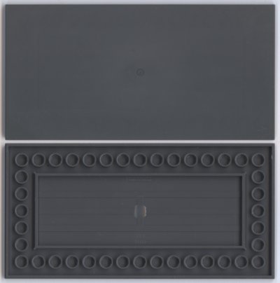 LEGO onderdeel Tile 8 x 16 with Bottom Tubes on Edges (48288)