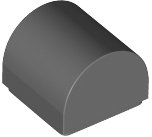 LEGO onderdeel Slope, Curved 1 x 1 x 2/3 Double 49307