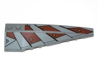 LEGO part Wedge 10 x 3 Right with SW Sith Pattern (Stickers) - Set 7957 50956pb010