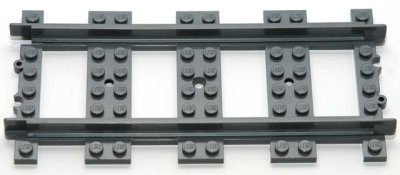 LEGO part Train, Track Plastic (RC Trains) Straight (53401)