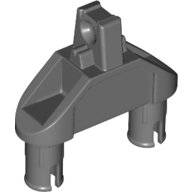 LEGO part Hinge 1 x 3 with Two Pins, Locking 1 Finger - Squared Pin Holes (57359)