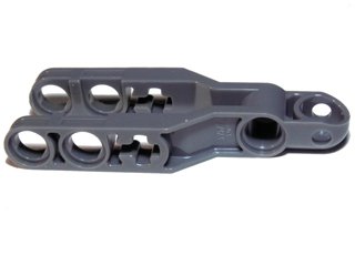 LEGO onderdeel Technic, Steering Arm 6 x 2 with Tow Ball Socket Rounded, Chamfered (57515)