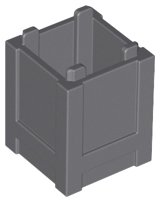 LEGO onderdeel Container, Box 2 x 2 x 2 - Top Opening (61780)