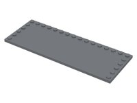 LEGO part Tile, Modified 6 x 16 with Studs on Edges 6205