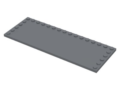 LEGO part Tile, Modified 6 x 16 with Studs on Edges (6205)