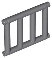 LEGO part Bar 1 x 4 x 3 Grille with End Protrusions 62113