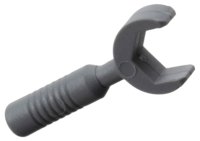 LEGO part Minifigure, Utensil Tool Open End Wrench - 6-Rib Handle 6246e