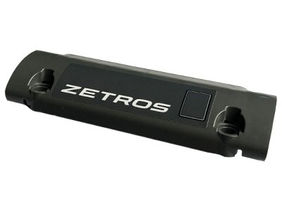 LEGO part Technic, Panel Curved 11 x 3 with 2 Pin Holes through Panel Surface with 'ZETROS' Pattern Model Left Side (Sticker) - Set 42129 (62531pb051L)