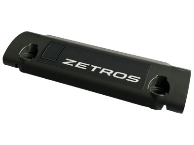 LEGO part Technic, Panel Curved 11 x 3 with 2 Pin Holes through Panel Surface with 'ZETROS' Pattern Model Right Side (Sticker) - Set 42129 (62531pb051R)