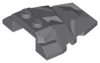 LEGO part Wedge 4 x 4 Fractured Polygon Top 64867