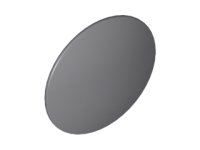 LEGO part Minifigure, Shield Circular Convex Face 75902