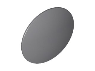 LEGO part Minifigure, Shield Circular Convex Face (75902)