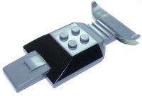 LEGO part Vehicle, Top Fast Food Racer 4 x 10 with Sloped Black Windshield and Rear Spoiler 85780pb01