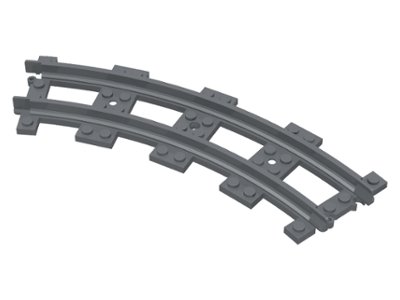 LEGO part Train, Track Plastic, Narrow, Curve (85976)