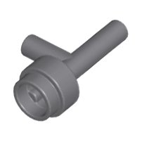 LEGO part Minifigure, Utensil Space Gun / Torch - Without Grooves (86208)