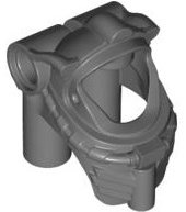 LEGO part Minifigure, Headgear Helmet Underwater / Space with Air Tanks (87754)
