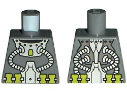 LEGO part Torso Atlantis Diver Two Hoses Pattern (973pb0615)