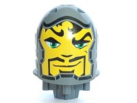 LEGO onderdeel Large Figure Head with Rascus Pattern bb0153pb03