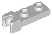 LEGO onderdeel Plate, Modified 1 x 2 with Small Tow Ball Socket on End (14418)
