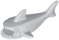 LEGO onderdeel Shark Body with Debossed Gills (14518)