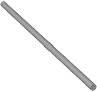 LEGO part Hose, Pneumatic 4mm D. V2 Precut 18L / 14.4cm (1661)
