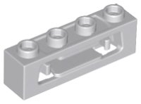 LEGO part Lanceur de Projectile, 1 x 4 avec Clips Internes (Lanceur de Disque) 16968