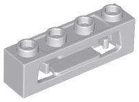 LEGO part Lanzador de Proyectiles, 1 x 4 con Clips Internos (Lanzador de Discos) (16968)