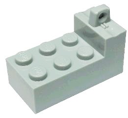LEGO part Hinge Brick 2 x 4 Locking with 1 Finger on Top at One End (18455)