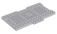 LEGO part Brick, Modified 8 x 16 x 2/3 with 1 x 4 Indentations and 1 x 4 Plate 18922
