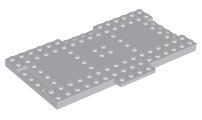 LEGO part Brick, Modified 8 x 16 x 2/3 with 1 x 4 Indentations and 1 x 4 Plate (18922)