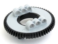 LEGO onderdeel Technic Turntable 60 Tooth with Black Top with Beveled Teeth (18939 / 18938) 18939c06