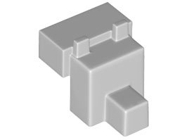 LEGO part Creature Head Pixelated with Snout (20308)