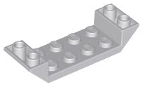 LEGO part Slope, Inverted 45 6 x 2 Double with 2 x 4 Cutout (22889)