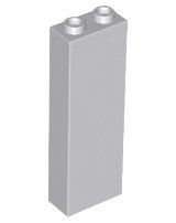 LEGO onderdeel Steen 1 x 2 x 5 - Geblokkeerd Open Studs of Hol Studs 2454