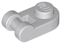 LEGO onderdeel Plaat, Rond 1 x 1 met Staafgreep 26047