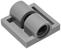 LEGO part Plate, Modified 2 x 2 with Pin Holes 2817