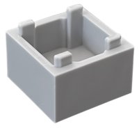 LEGO part Contenitore, Scatola 2 x 2 x 1 - Apertura Superiore con Fondo Interno Rialzato 2821