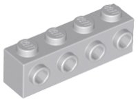 LEGO part Brick, Modified 1 x 4 with Studs on Side 30414