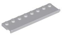 LEGO onderdeel Plaat, Aangepast 2 x 8 met Deur Rail 30586
